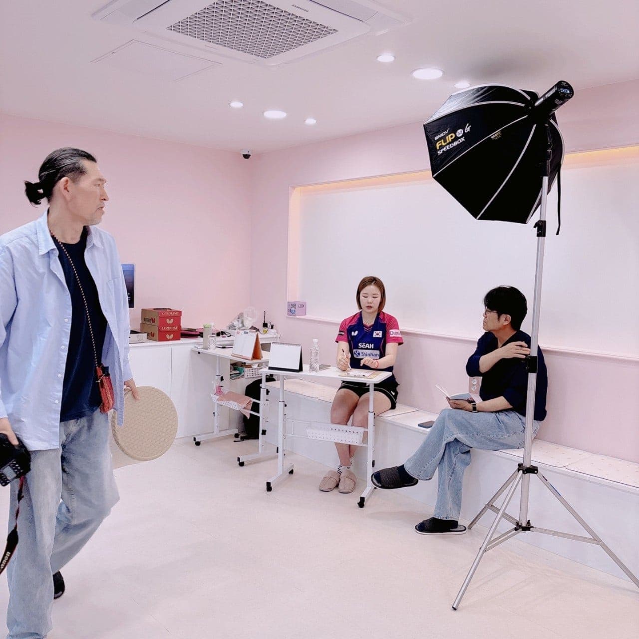 월간탁구 촬영 & 인터뷰 2