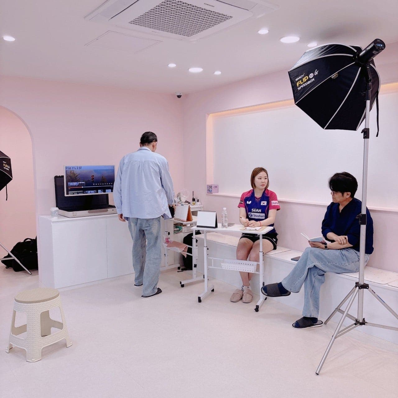 월간탁구 촬영 & 인터뷰 3