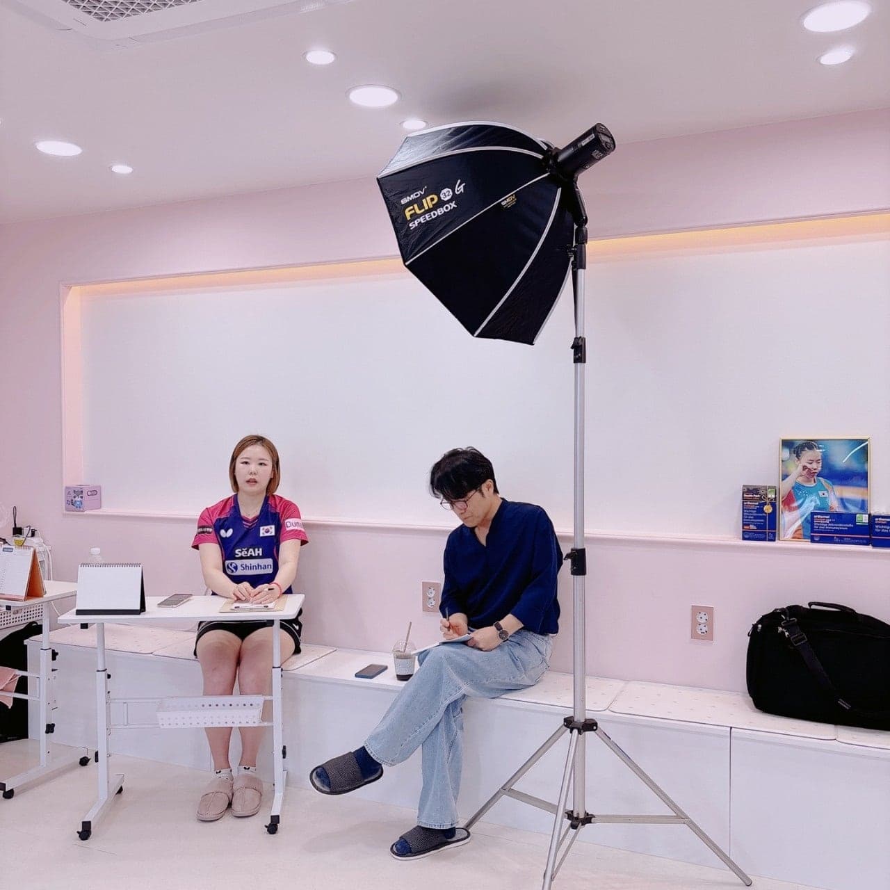 월간탁구 촬영 & 인터뷰 4