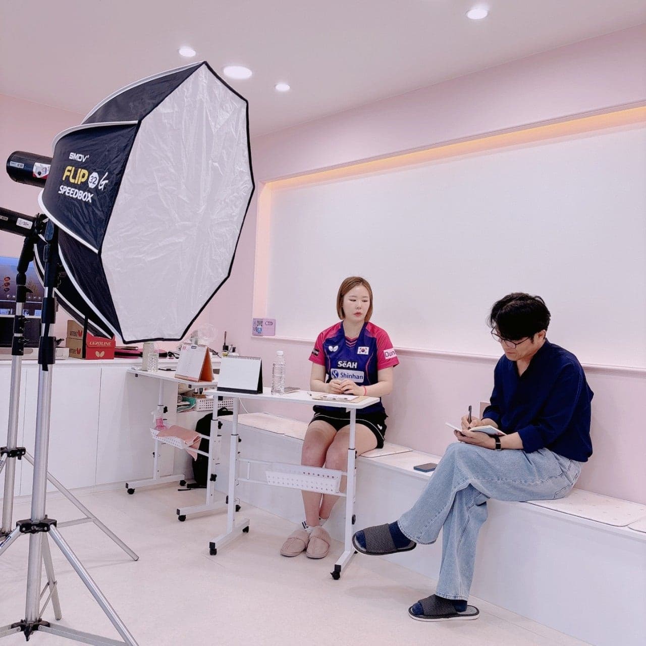 월간탁구 촬영 & 인터뷰 8